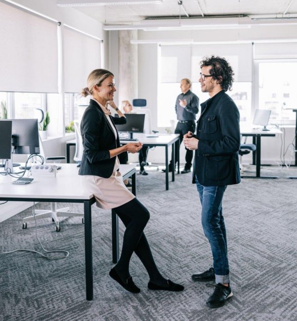 men and women conversation