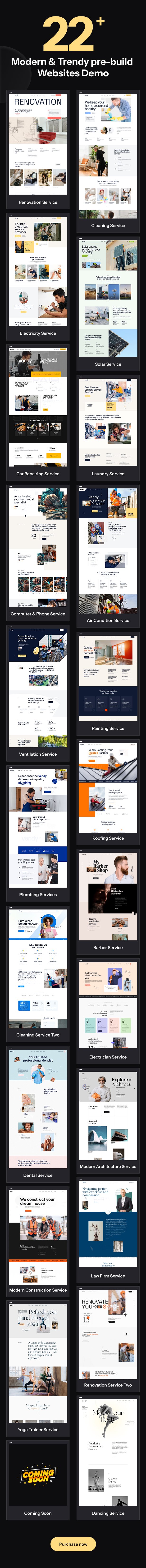 Vendy | Service Elementor Theme for Small Business - 3