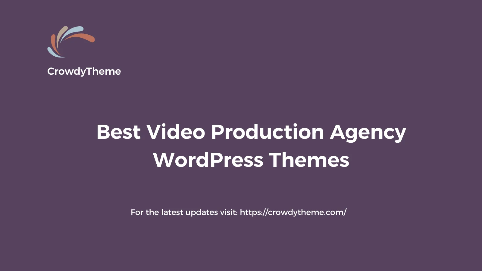 Best Video Production Agency WordPress Themes